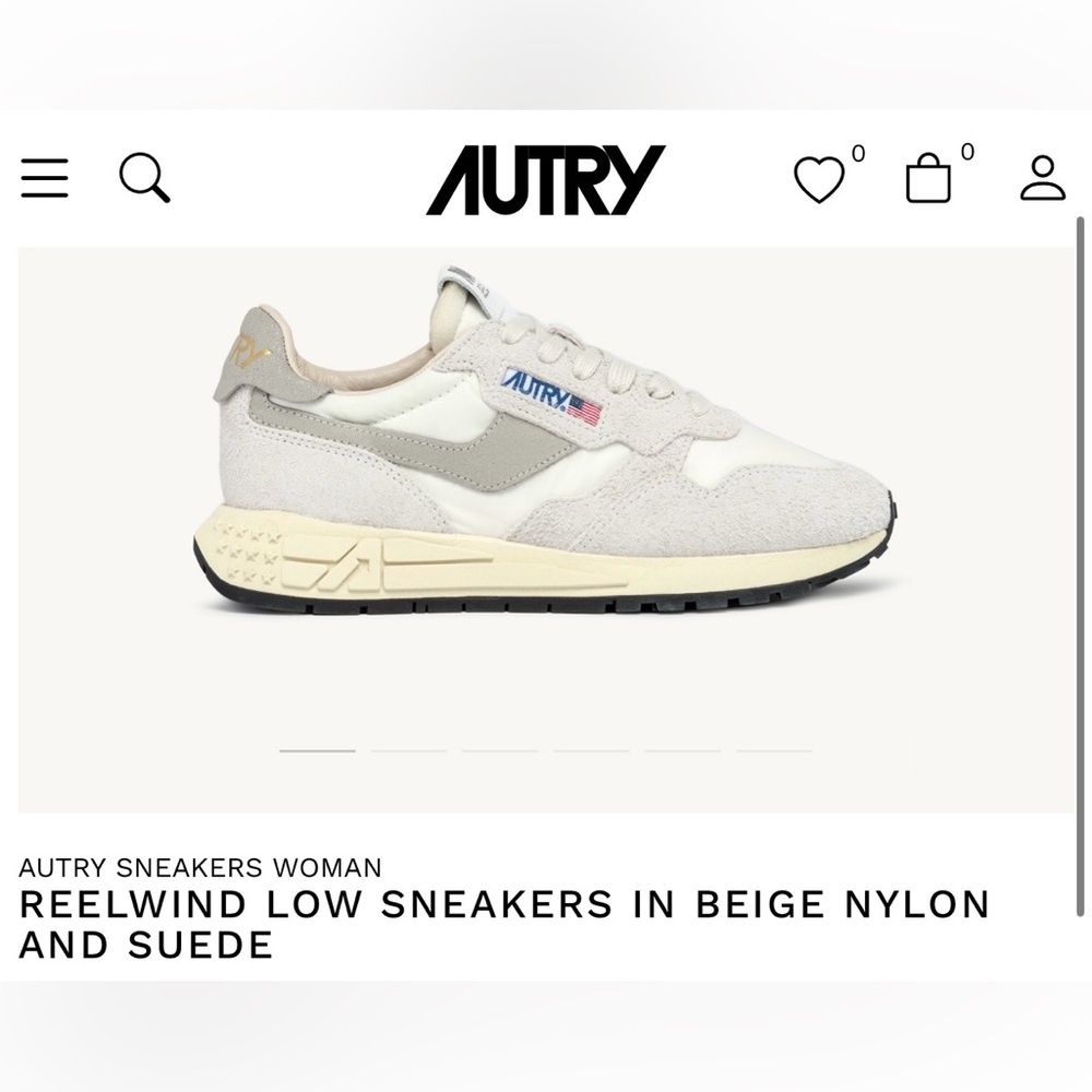Autry ReelWind Sneakers
Grey Nylon and Suede
Brand new in box with dust bag.